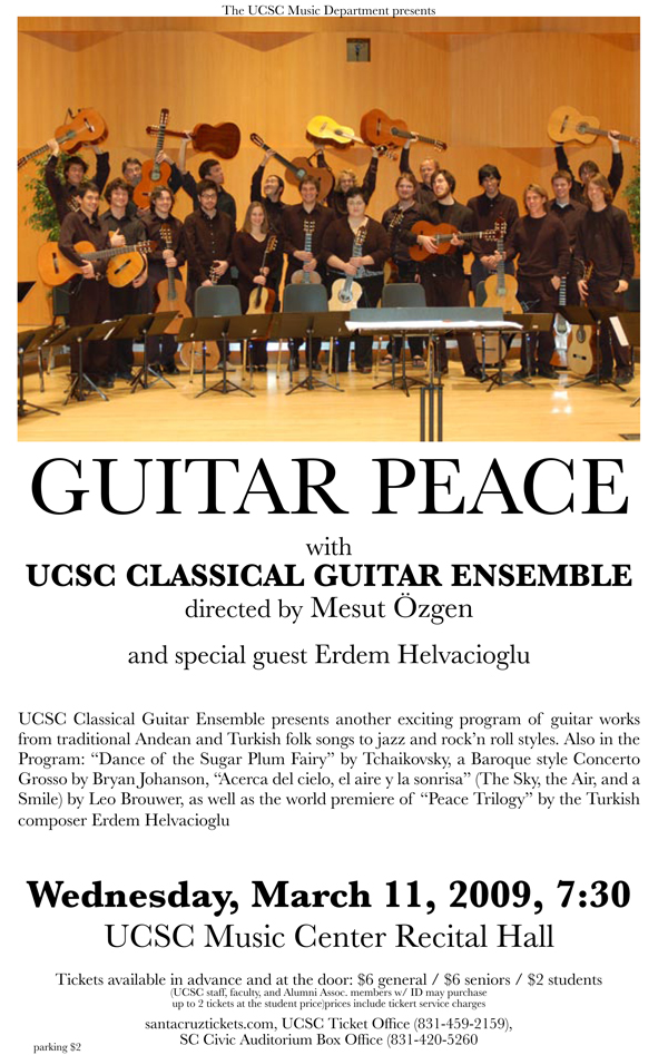 Guitar Peace Poster